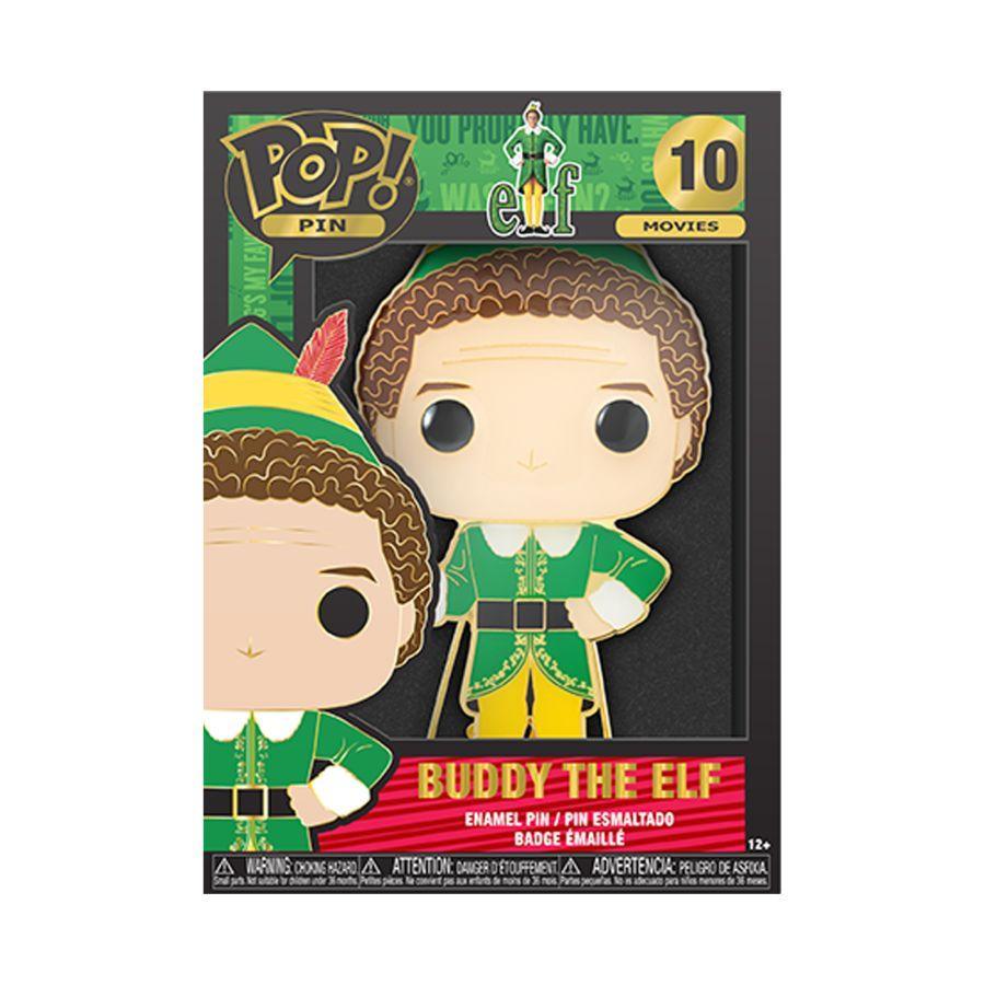 FUNELFPP0006 Elf - Buddy 4" Pop! Enamel Pin - Funko - Titan Pop Culture