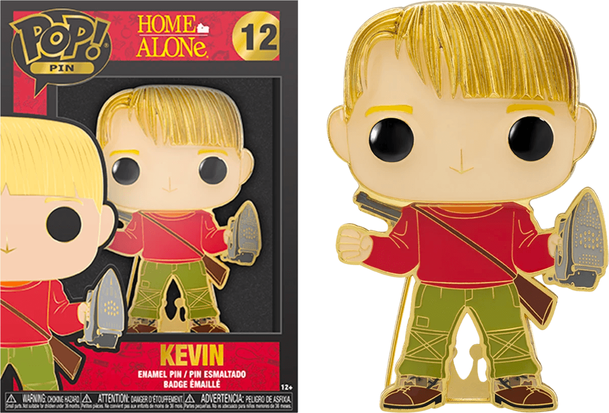 FUNHMAPP0001 Home Alone - Kevin 4" Pop! Enamel Pin - Funko - Titan Pop Culture