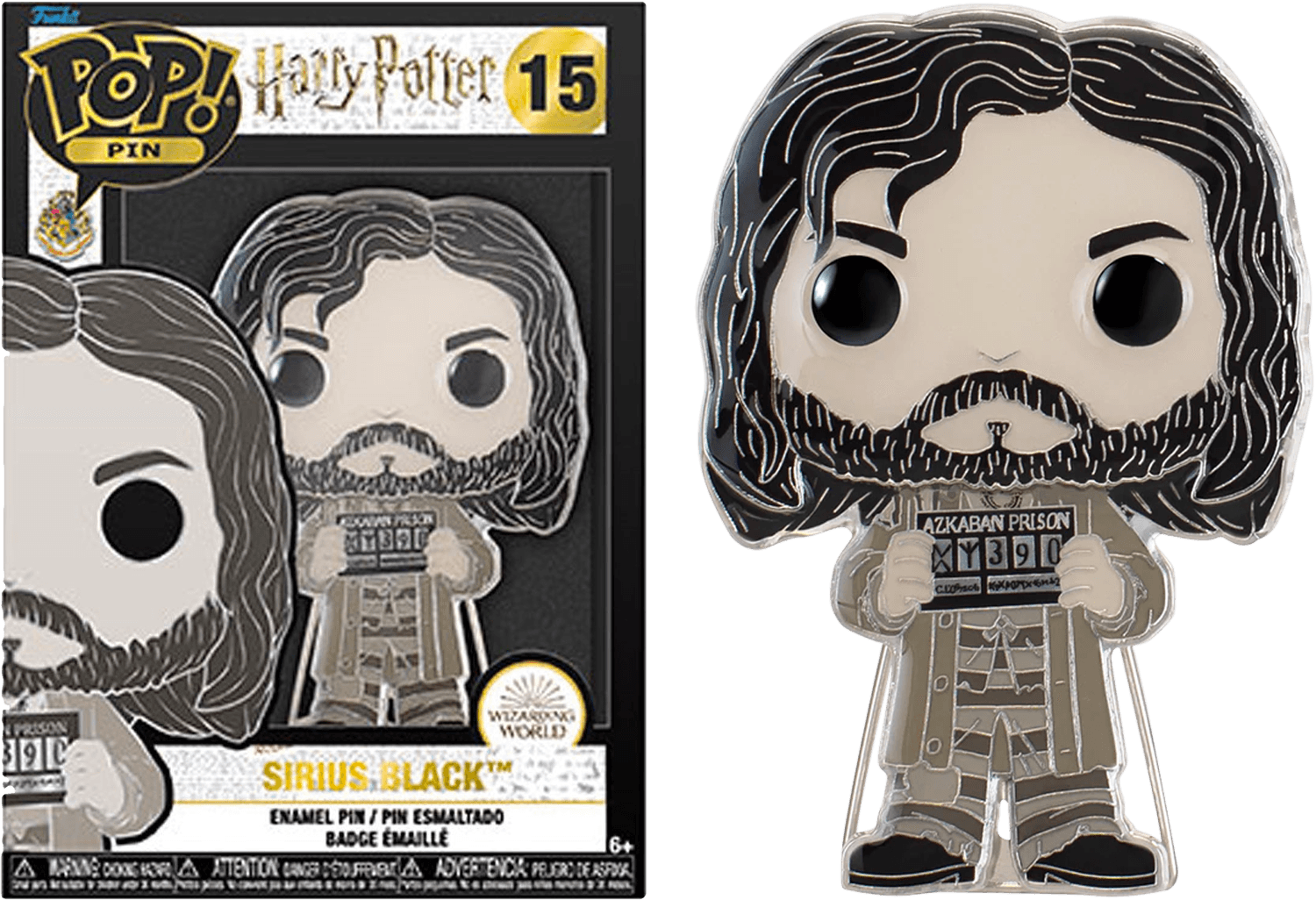 FUNHPPP0017 Harry Potter - Sirius Black 4" Pop! Enamel Pin - Funko - Titan Pop Culture