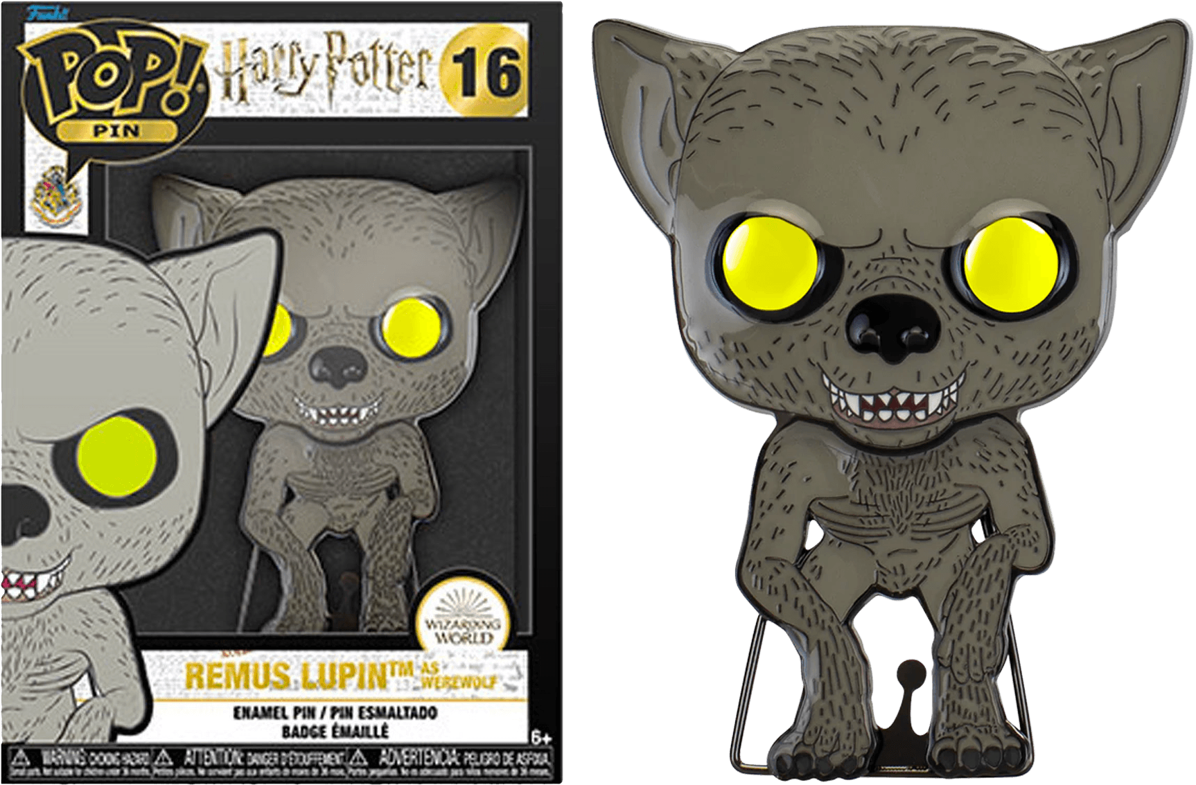 FUNHPPP0018 Harry Potter - Remus Lupin 4" Pop! Enamel Pin - Funko - Titan Pop Culture