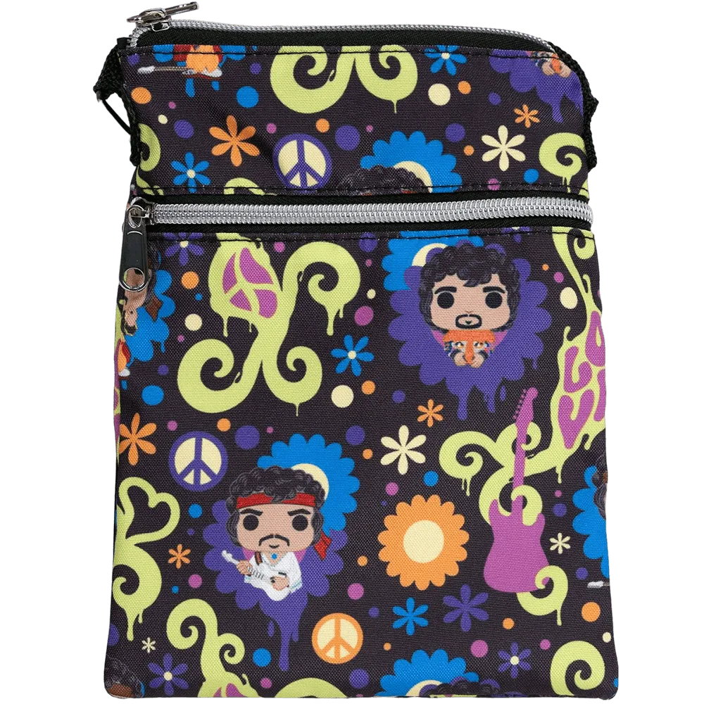 FUNJHTB0001 Jimi Hendrix - Love & Flowers Crossbody - Loungefly - Titan Pop Culture