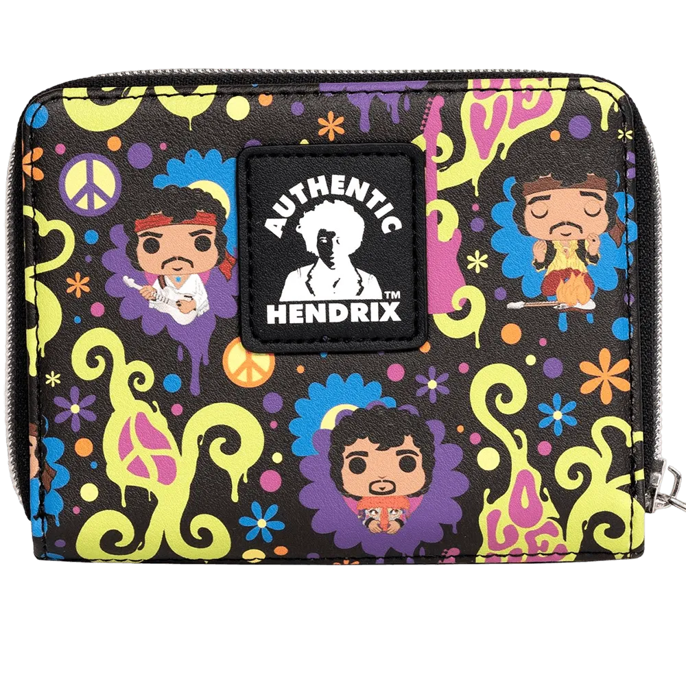 FUNJHWA0002 Jimi Hendrix - Love & Flowers Purse - Loungefly - Titan Pop Culture