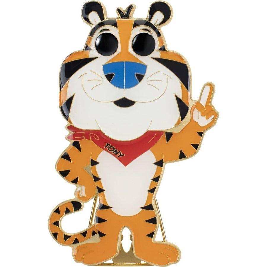 FUNKLPP0005 Frosted Flakes - Tony the Tiger (with chase) 4" Pop! Enamel Pin - Funko - Titan Pop Culture