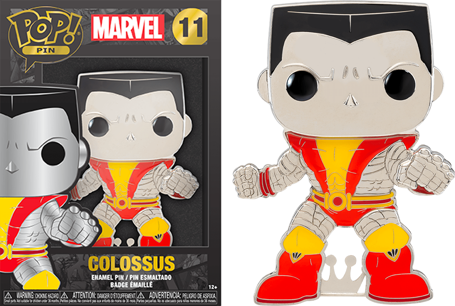 FUNMVPP0020 Marvel Comics - Colossus 4" Pop! Enamel Pin - Funko - Titan Pop Culture