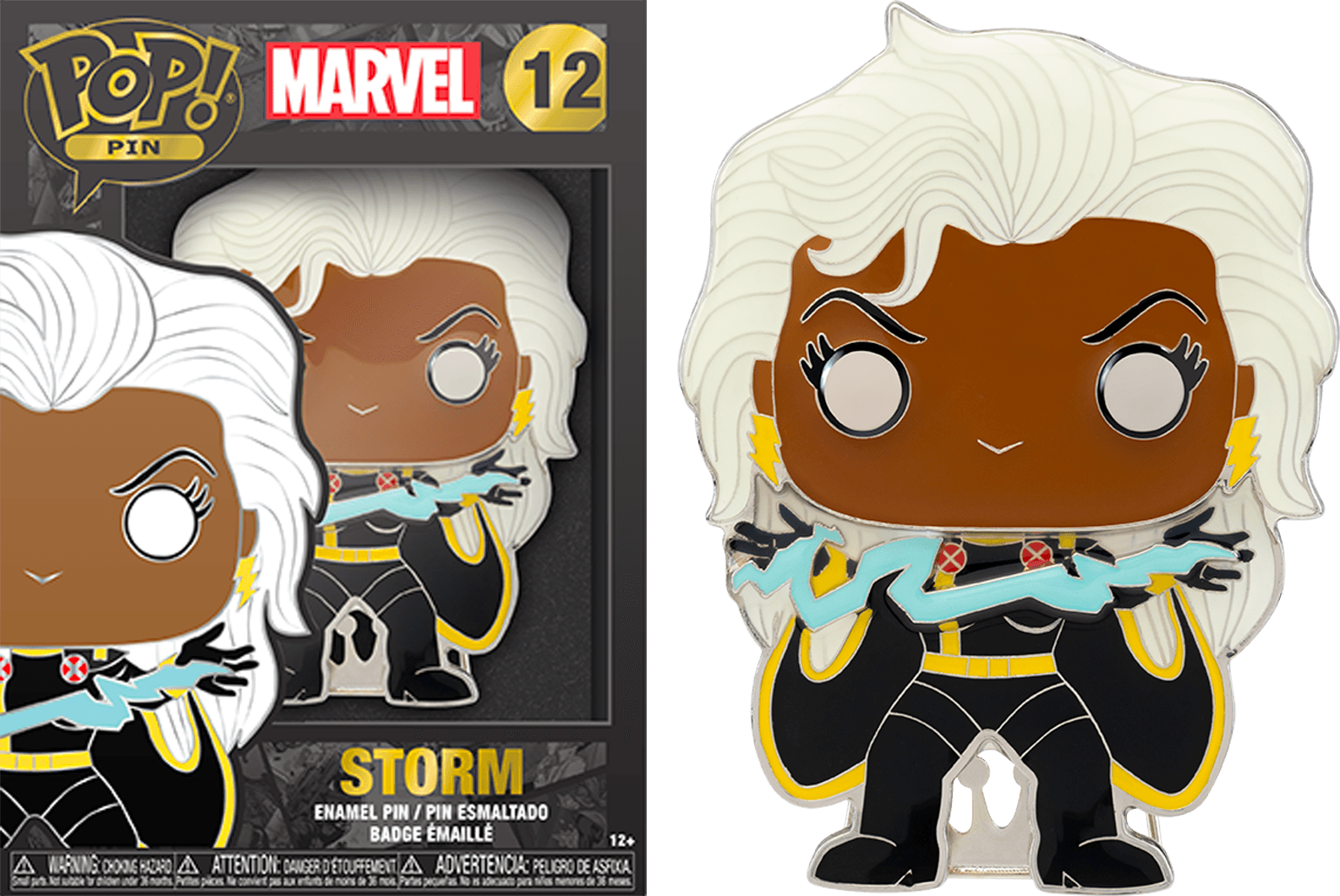 FUNMVPP0021 Marvel Comics - Storm 4" Pop! Enamel Pin - Funko - Titan Pop Culture