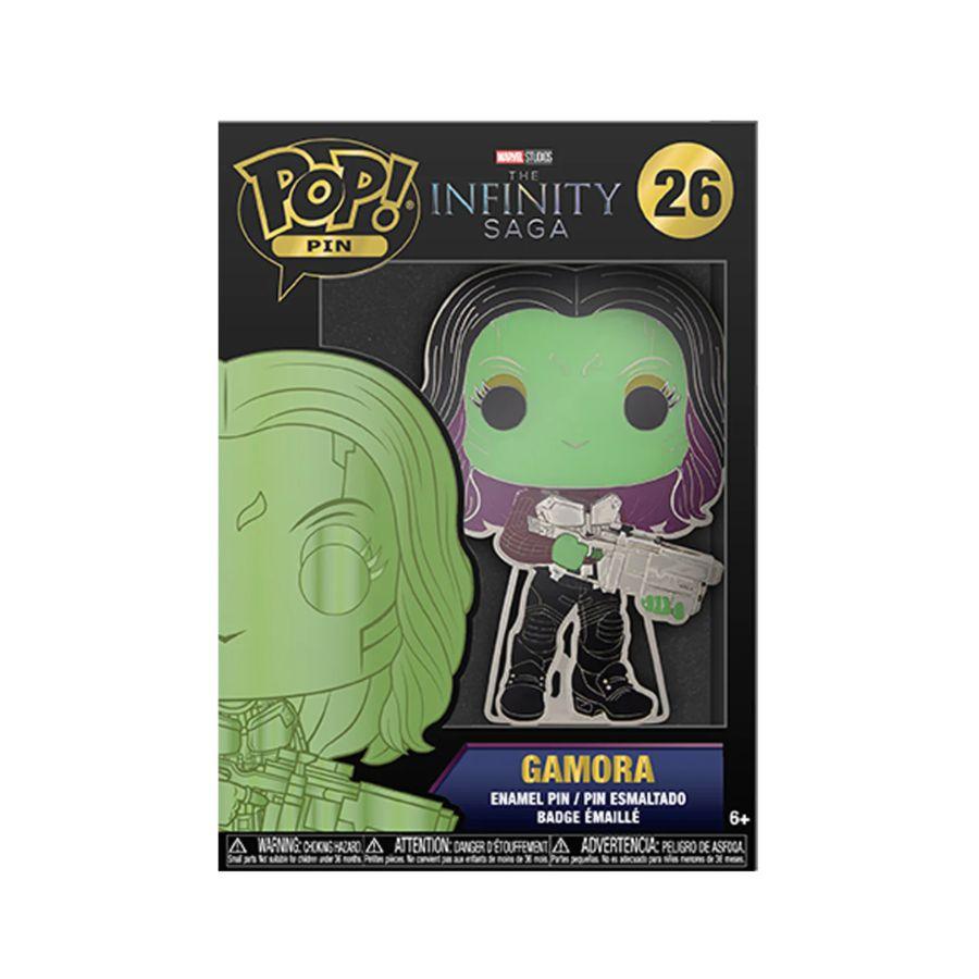 FUNMVPP0077 Infinity Saga - Gamora (with chase) Pop! Enamel Pin - Funko - Titan Pop Culture