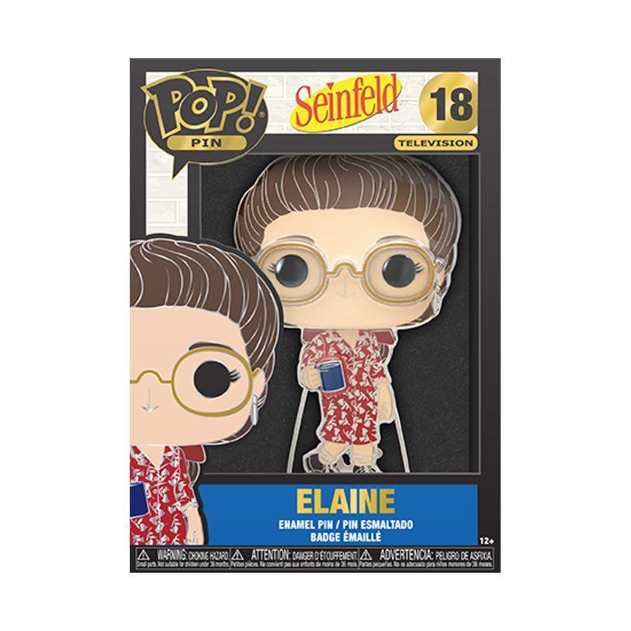 FUNSNFPP0002 Seinfeld - Elaine 4" Pop! Enamel Pin - Funko - Titan Pop Culture