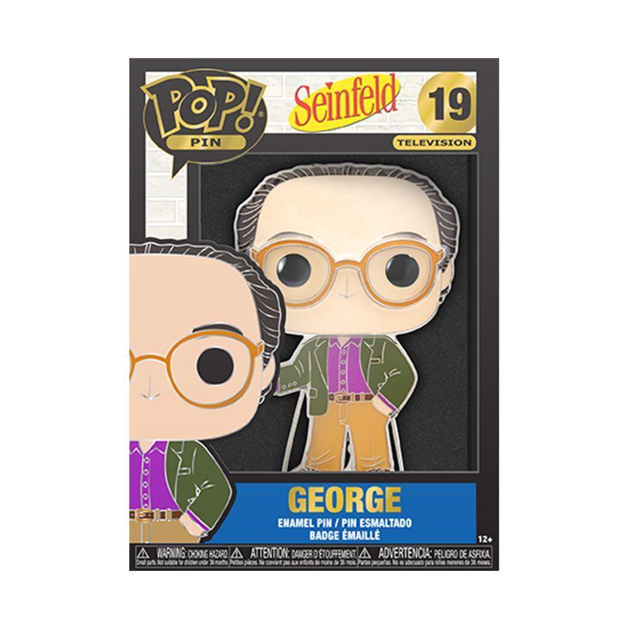 FUNSNFPP0003 Seinfeld - George 4" Pop! Enamel Pin - Funko - Titan Pop Culture