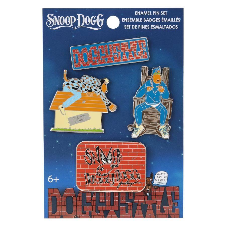 FUNSNPPN0001 Snoop Dogg - Dog House Enamel Pin 4-Pack - Funko - Titan Pop Culture