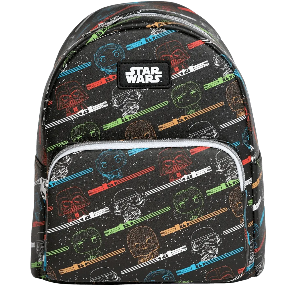 FUNSTBK0370 Star Wars - Lightsaber Mini Backpack - Loungefly - Titan Pop Culture