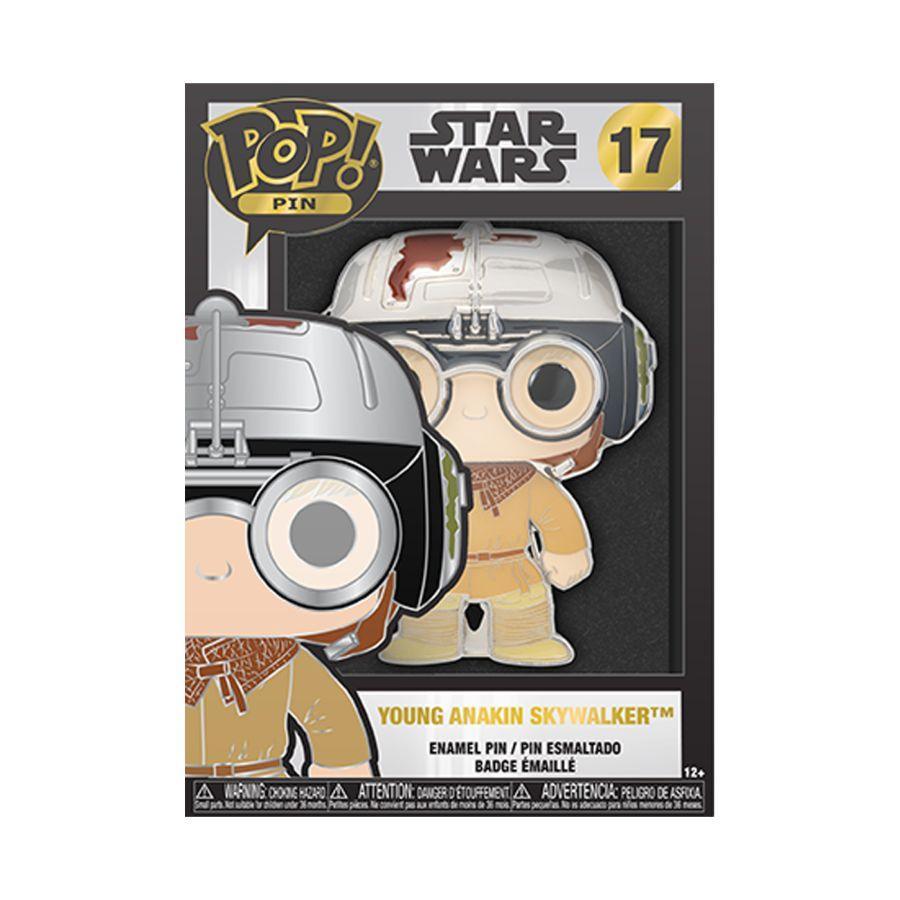 FUNSTPP0020 Star Wars - Young Anakin 4" Pop! Enamel Pin - Funko - Titan Pop Culture