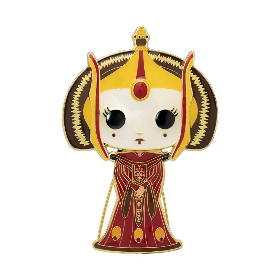 FUNSTPP0024 Star Wars - Queen Amidala (with chase) 4" Pop! Enamel Pin - Funko - Titan Pop Culture