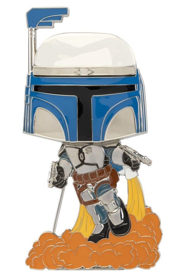 FUNSTPP0025 Star Wars - Jango Fett 4" Pop! Enamel Pin - Funko - Titan Pop Culture