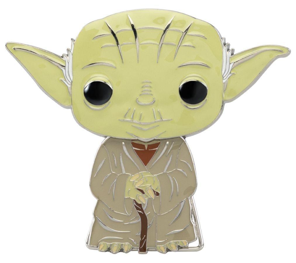 FUNSTPP0030 Star Wars - Yoda (with chase) 4" Pop! Enamel Pin - Funko - Titan Pop Culture