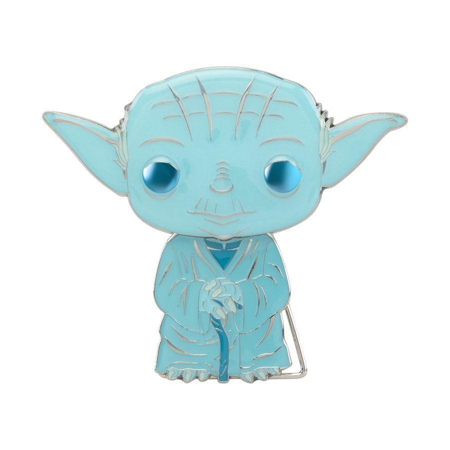 FUNSTPP0030 Star Wars - Yoda (with chase) 4" Pop! Enamel Pin - Funko - Titan Pop Culture