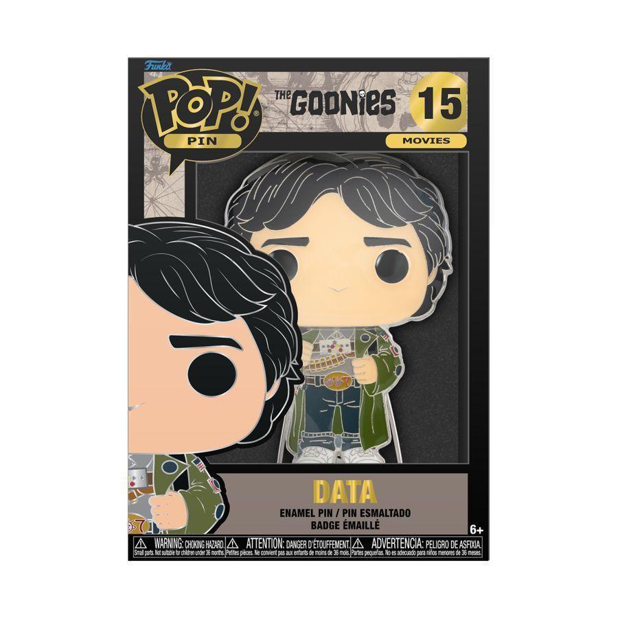 FUNTGPP0002 Goonies - Data 4" Pop! Enamel Pin - Funko - Titan Pop Culture