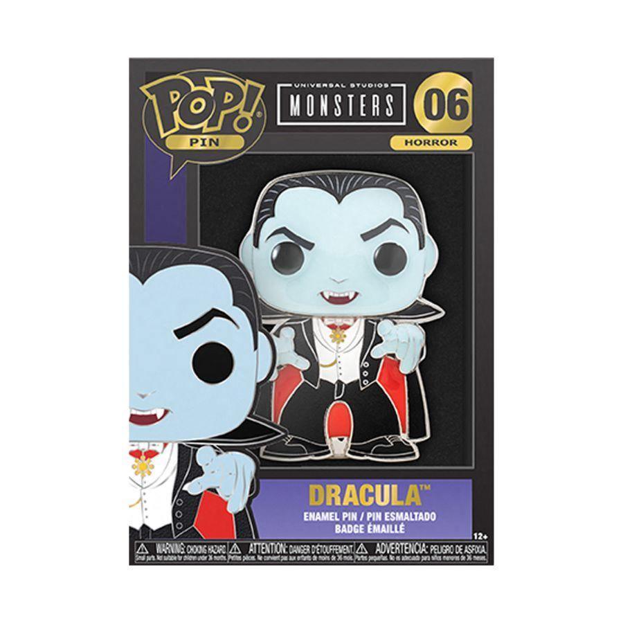 FUNUMPP0001 Universal Monsters - Dracula 4" Pop! Enamel Pin - Funko - Titan Pop Culture