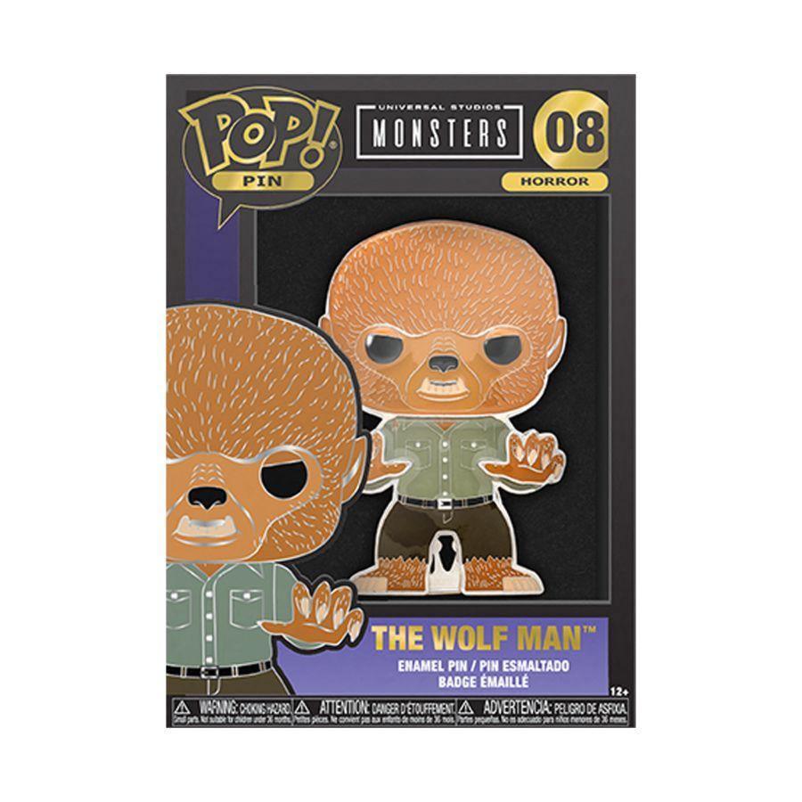FUNUMPP0003 Universal Monsters - Wolfman 4" Pop! Enamel Pin - Funko - Titan Pop Culture