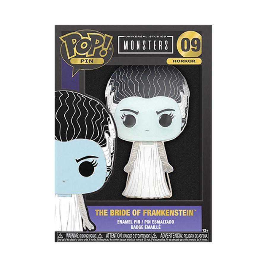 FUNUMPP0006 Universal Monsters - Bride of Frankenstein (with chase) 4" Pop! Enamel Pin - Funko - Titan Pop Culture