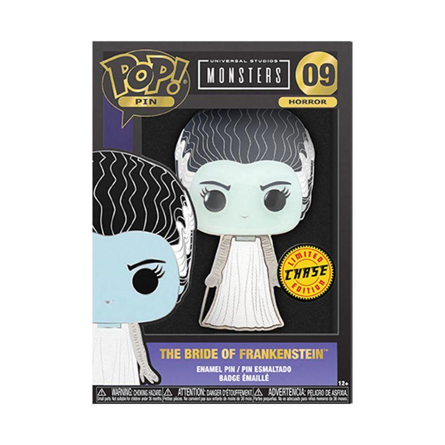 FUNUMPP0006 Universal Monsters - Bride of Frankenstein (with chase) 4" Pop! Enamel Pin - Funko - Titan Pop Culture