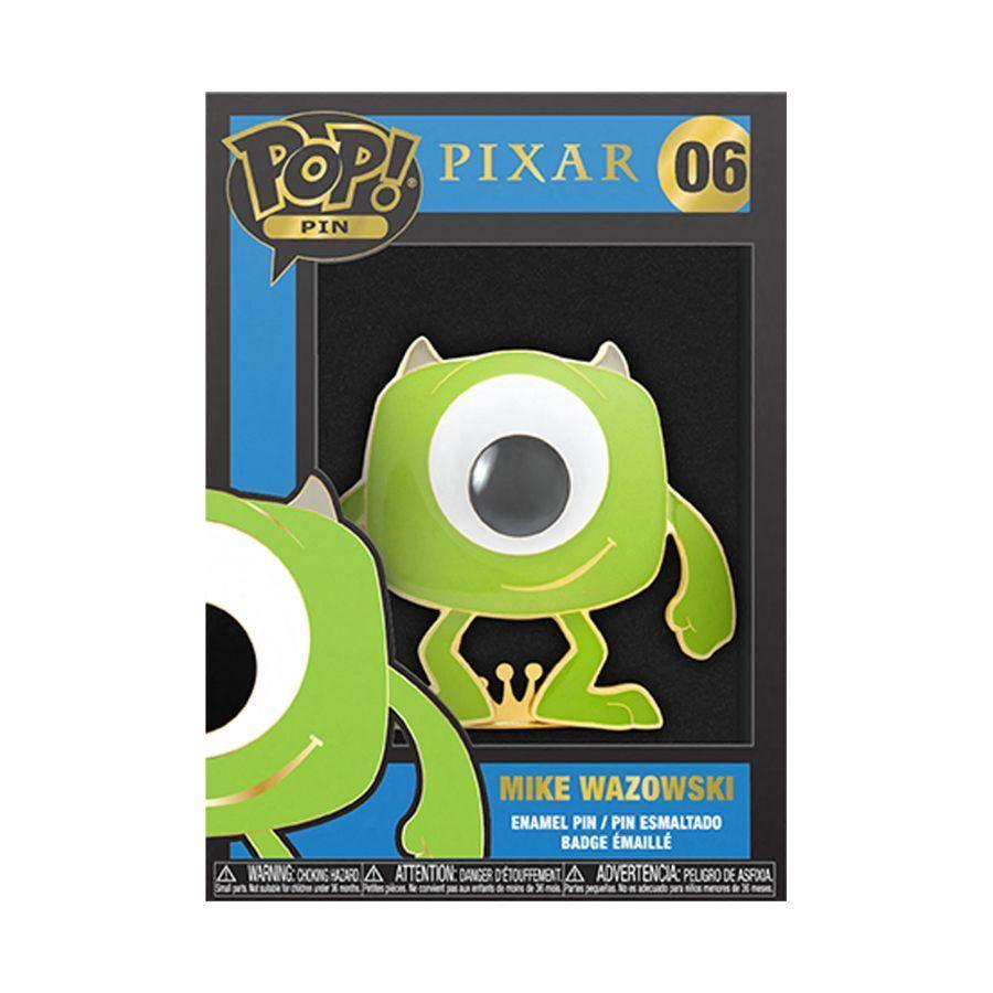 FUNWDPP0022 Monsters Inc - Mike Wazowski 4" Pop! Enamel Pin - Funko - Titan Pop Culture