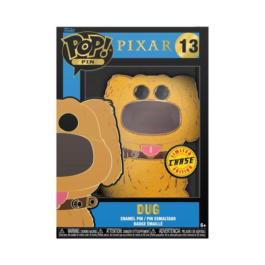 FUNWDPP0035 Up (2009) - Dug (with chase) 4" Pop! Enamel Pin - Funko - Titan Pop Culture