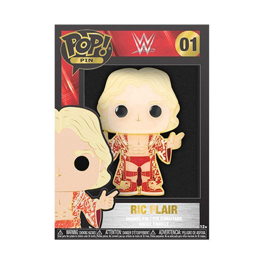 FUNWWEPP0001 WWE - Ric Flair 4" Pop! Enamel Pin - Funko - Titan Pop Culture
