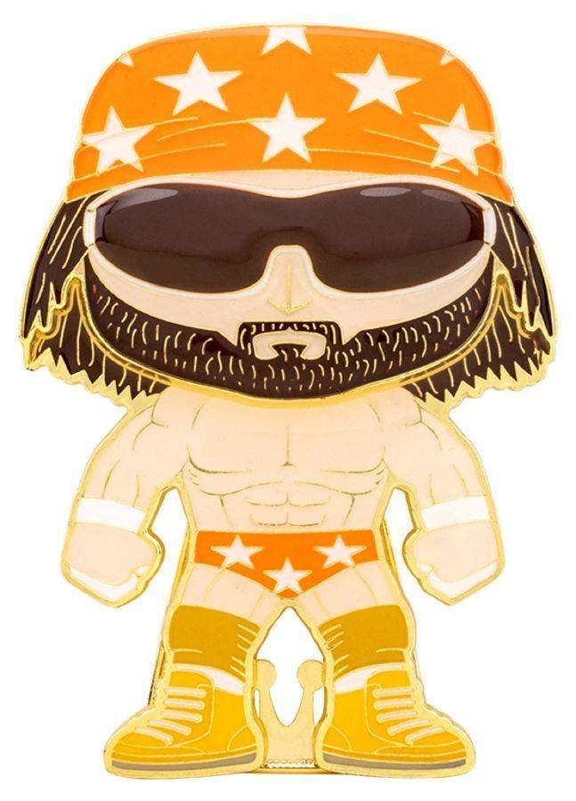 FUNWWEPP0006 WWE - Randy Macho Man Savage (with chase) 4" Pop! Enamel Pin - Funko - Titan Pop Culture