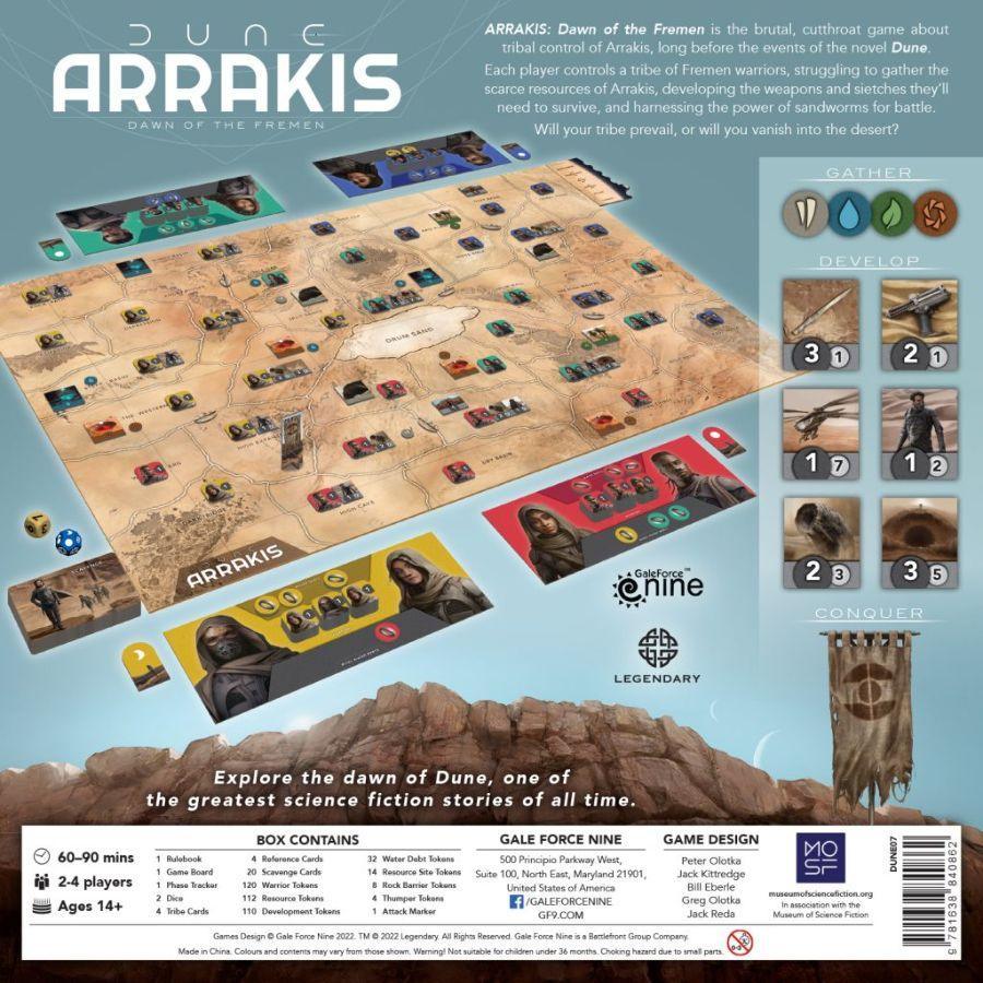 GF9DUNE07 Dune - Arrakis: Dawn of the Fremen Board Game - Gale Force 9 - Titan Pop Culture