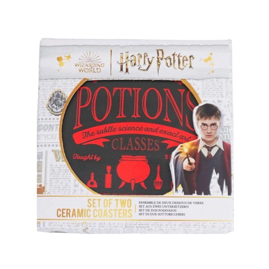 HMBCST2HP07 Harry Potter - Set of 2 Ceramic Coasters (Potions) - Half Moon Bay - Titan Pop Culture