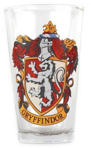 HMBGL01HP01 Harry Potter - Large Glass Gryffindor Crest - Half Moon Bay - Titan Pop Culture