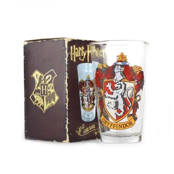 HMBGL01HP01 Harry Potter - Large Glass Gryffindor Crest - Half Moon Bay - Titan Pop Culture