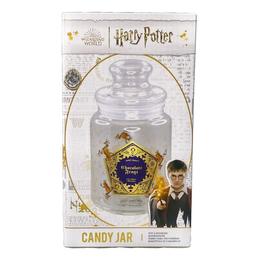 HMBJARHP01 Harry Potter - Candy Jar Glass 750ml (Chocolate Frogs) - Half Moon Bay - Titan Pop Culture