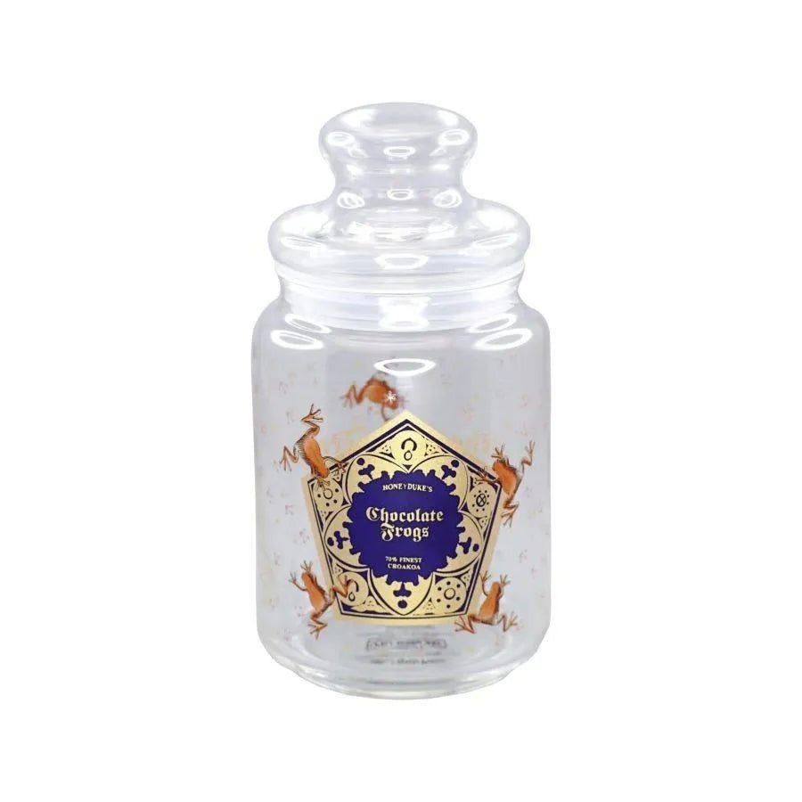 HMBJARHP01 Harry Potter - Candy Jar Glass 750ml (Chocolate Frogs) - Half Moon Bay - Titan Pop Culture