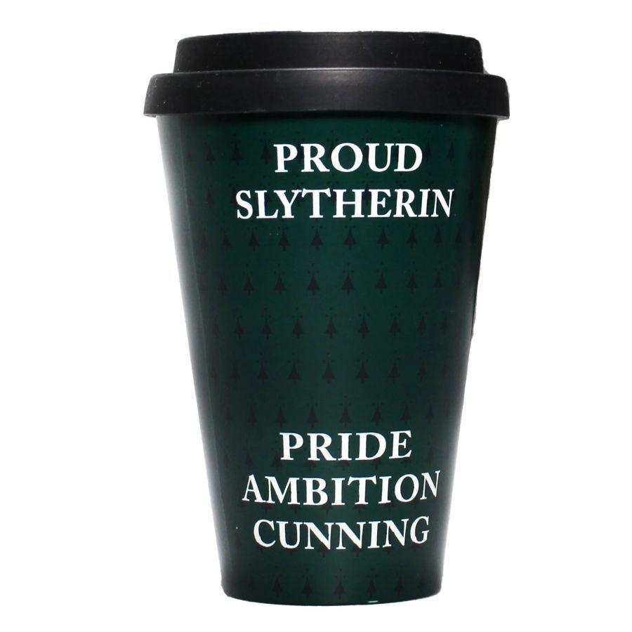 HMBMUGTHP41 Harry Potter - Proud Slytherin Travel Mug 400ml - Half Moon Bay - Titan Pop Culture