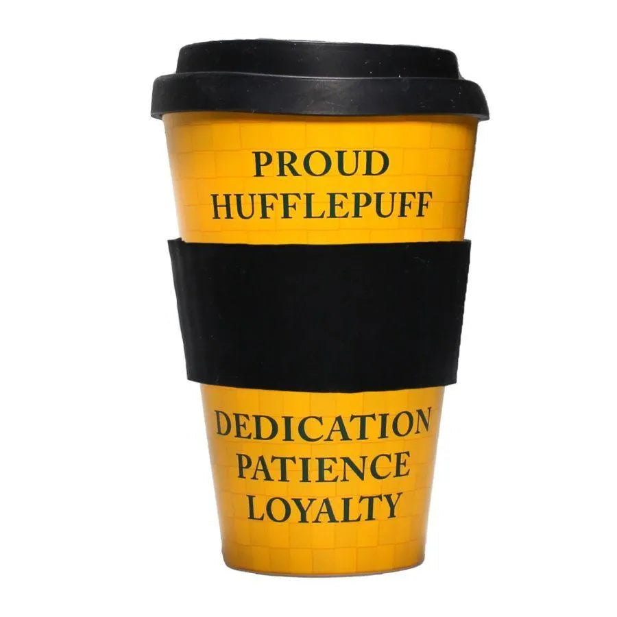 HMBMUGTHP43 Harry Potter - Proud Hufflepuff Travel Mug 400ml - Half Moon Bay - Titan Pop Culture