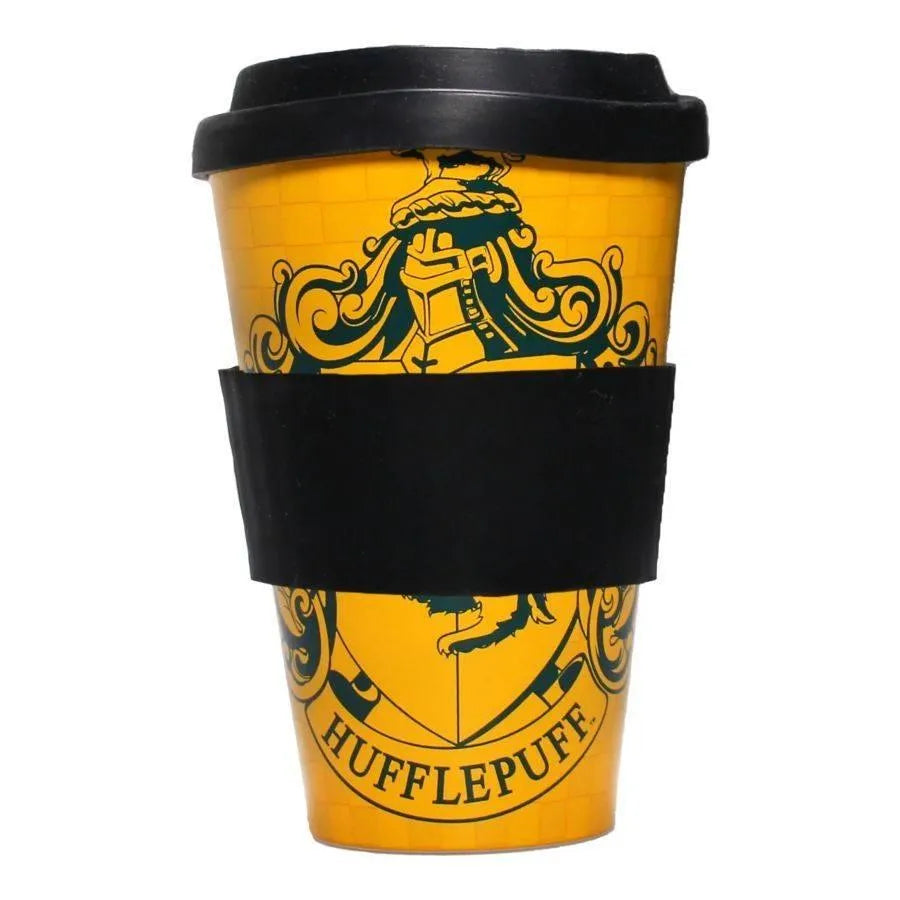 HMBMUGTHP43 Harry Potter - Proud Hufflepuff Travel Mug 400ml - Half Moon Bay - Titan Pop Culture