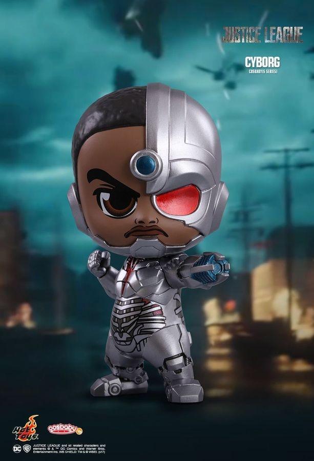 HOTCOSB394 Justice League Movie - Cyborg Cosbaby - Hot Toys - Titan Pop Culture