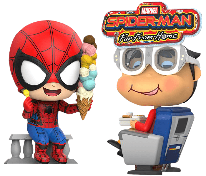 HOTCOSB642 Spider-Man: Far From Home - Spider-Man & Movbi Cosbaby Set - Hot Toys - Titan Pop Culture