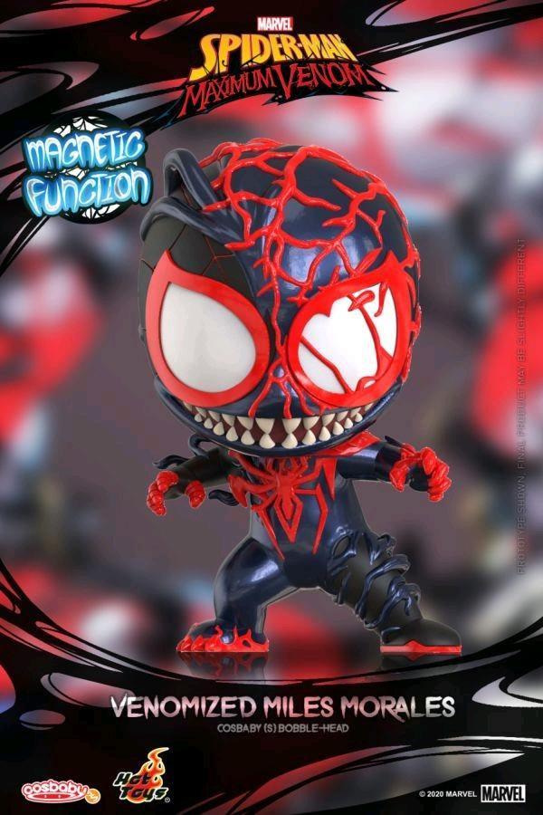 HOTCOSB758 Venom - Venomized Miles Morales Cosbaby - Hot Toys - Titan Pop Culture