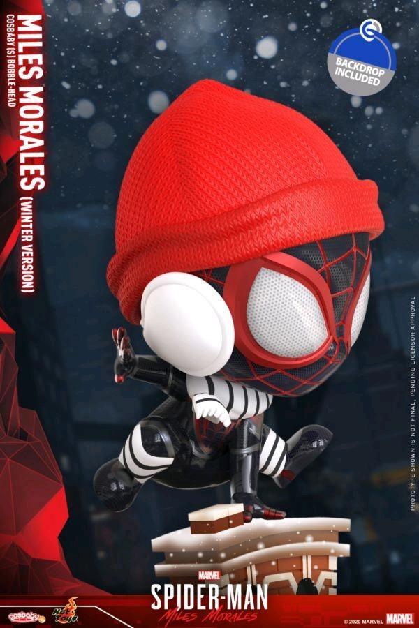 HOTCOSB856 Spider-Man: Miles Morales - Miles Morales Winter Cosbaby - Hot Toys - Titan Pop Culture