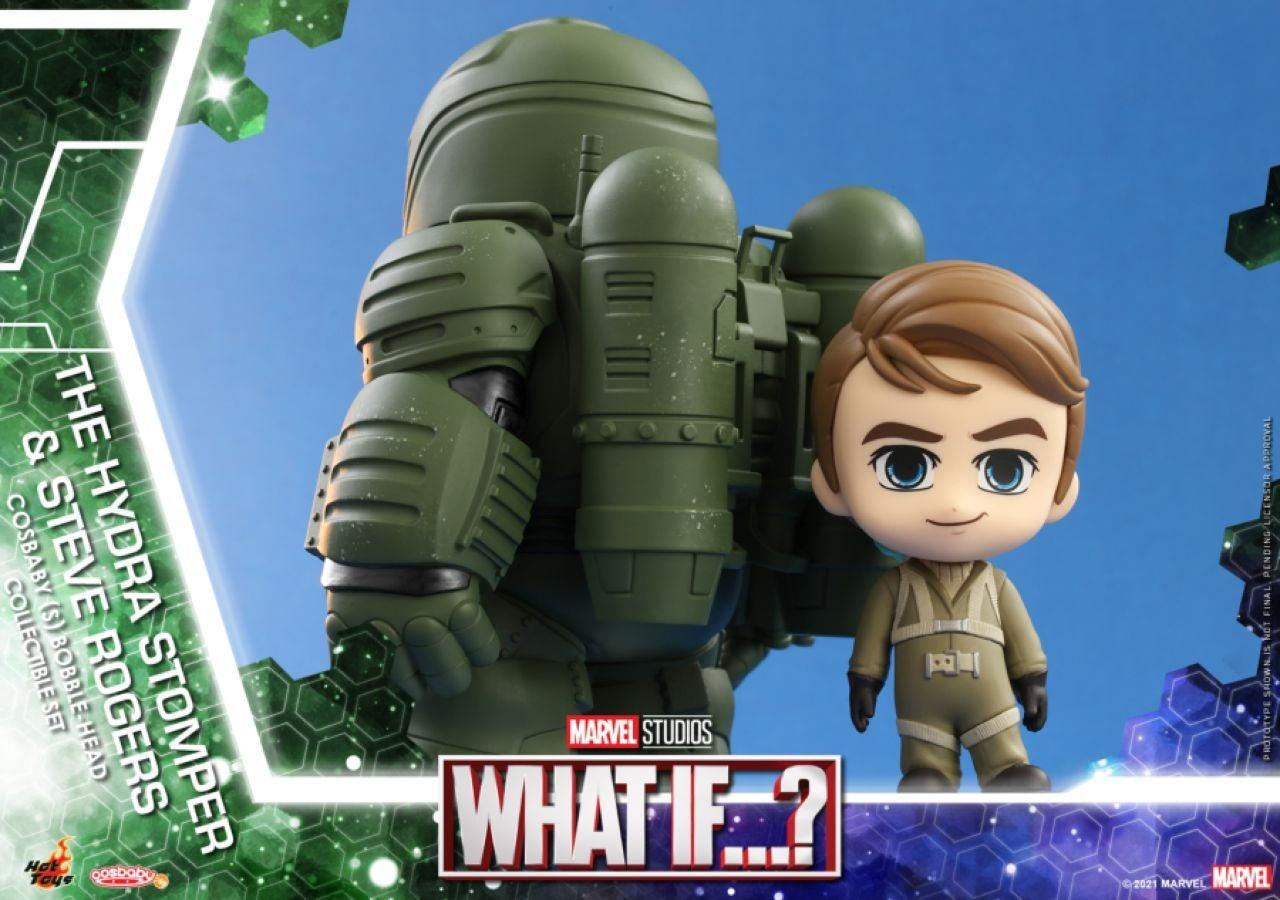 HOTCOSB882 What If - Hydra Stomper & Steve Rogers Cosbaby - Hot Toys - Titan Pop Culture