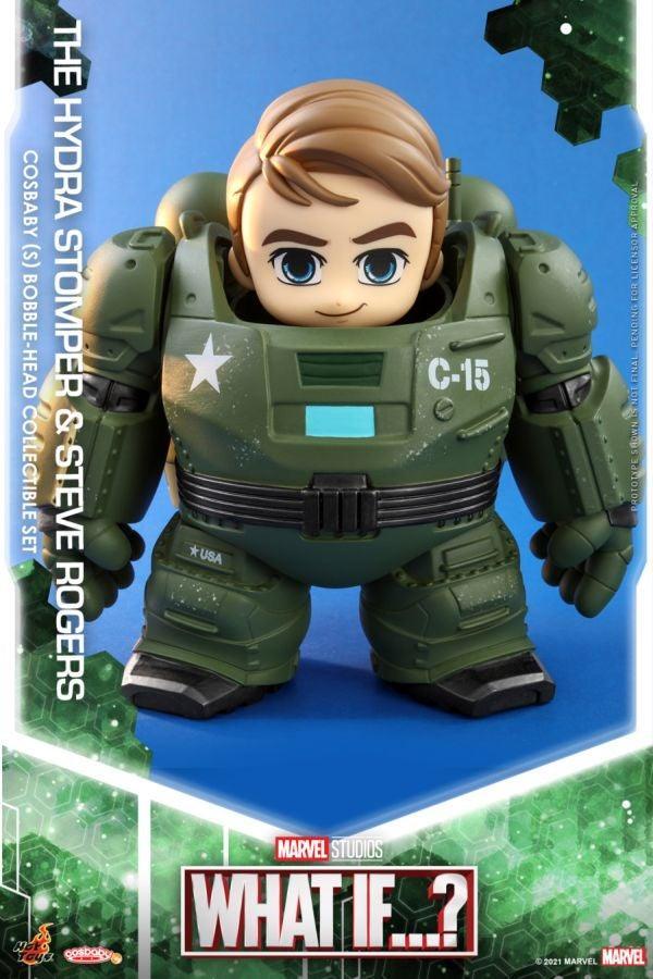 HOTCOSB882 What If - Hydra Stomper & Steve Rogers Cosbaby - Hot Toys - Titan Pop Culture