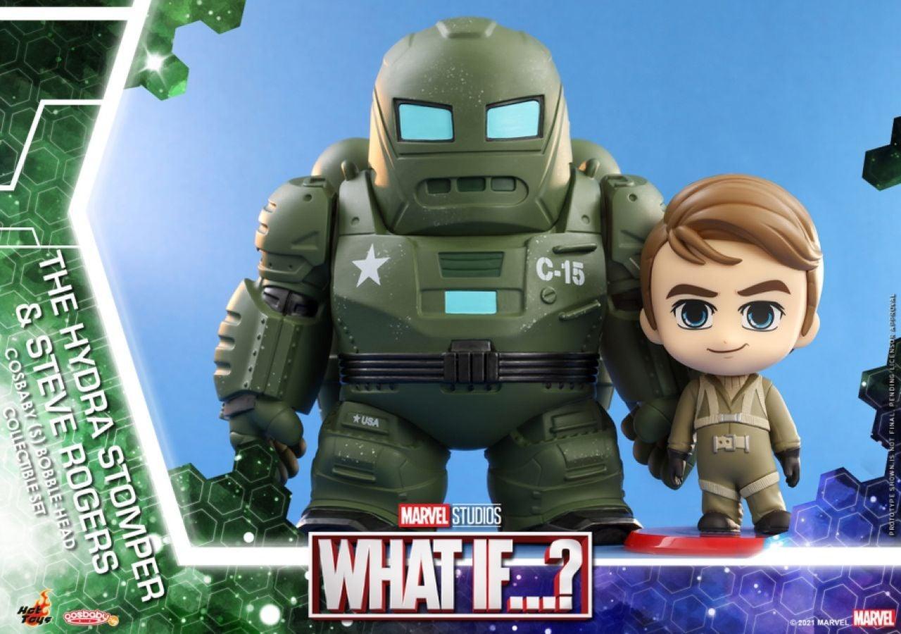 HOTCOSB882 What If - Hydra Stomper & Steve Rogers Cosbaby - Hot Toys - Titan Pop Culture