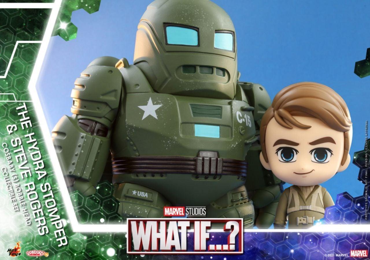 HOTCOSB882 What If - Hydra Stomper & Steve Rogers Cosbaby - Hot Toys - Titan Pop Culture