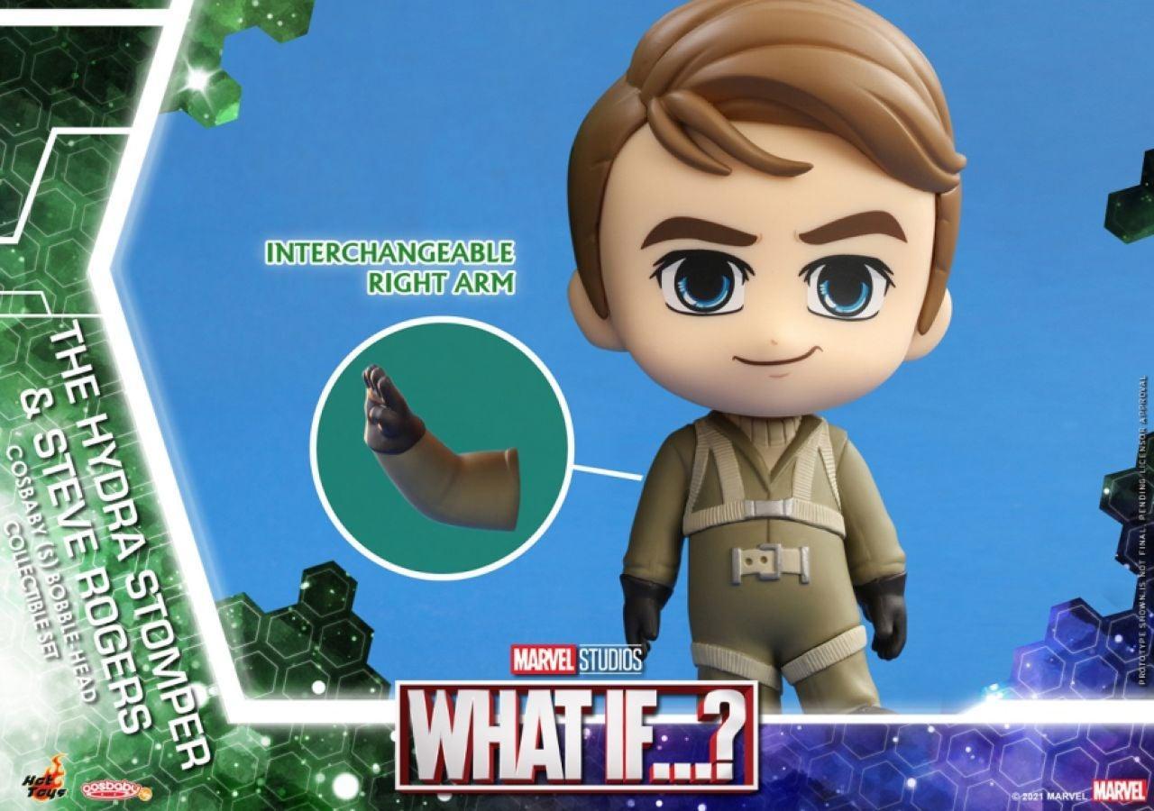 HOTCOSB882 What If - Hydra Stomper & Steve Rogers Cosbaby - Hot Toys - Titan Pop Culture