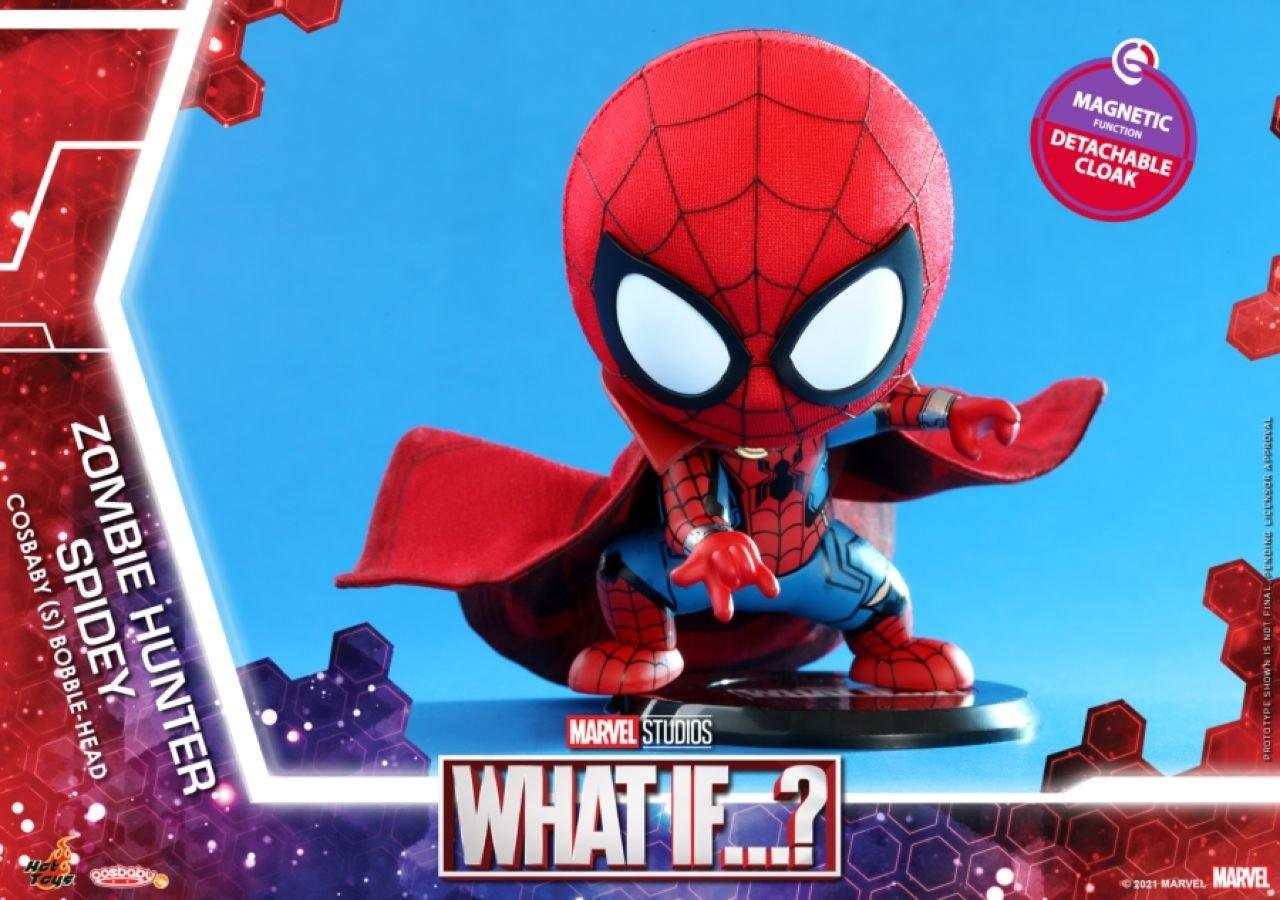 HOTCOSB884 What If - Spider-Man Zombie Hunter Cosbaby - Hot Toys - Titan Pop Culture