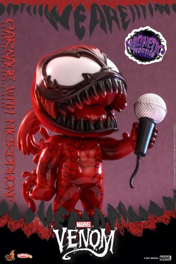 HOTCOSB899 Venom - Carnage with Microphone Cosbaby - Hot Toys - Titan Pop Culture