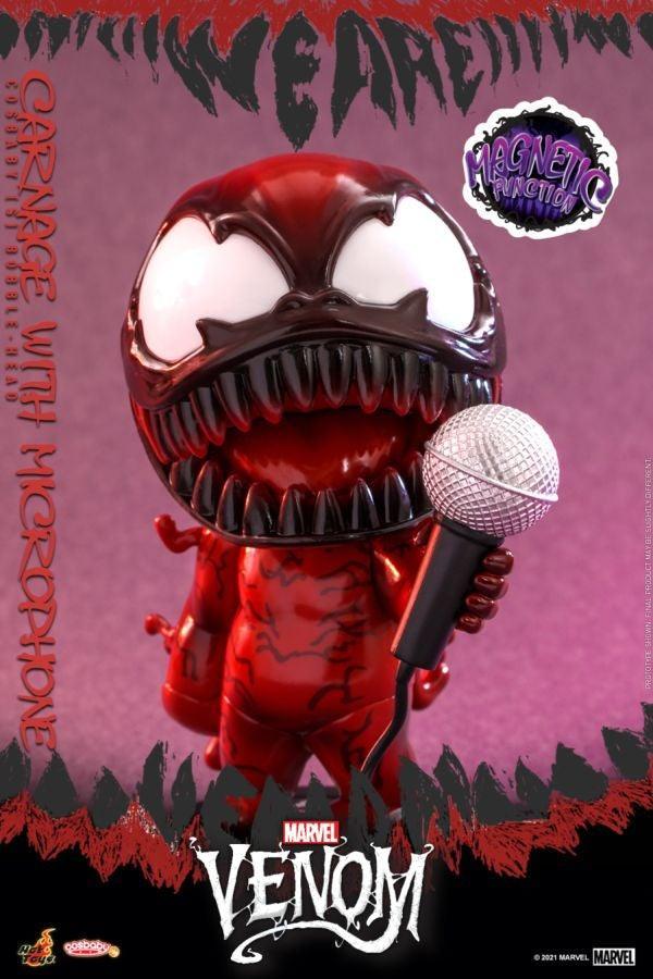 HOTCOSB899 Venom - Carnage with Microphone Cosbaby - Hot Toys - Titan Pop Culture