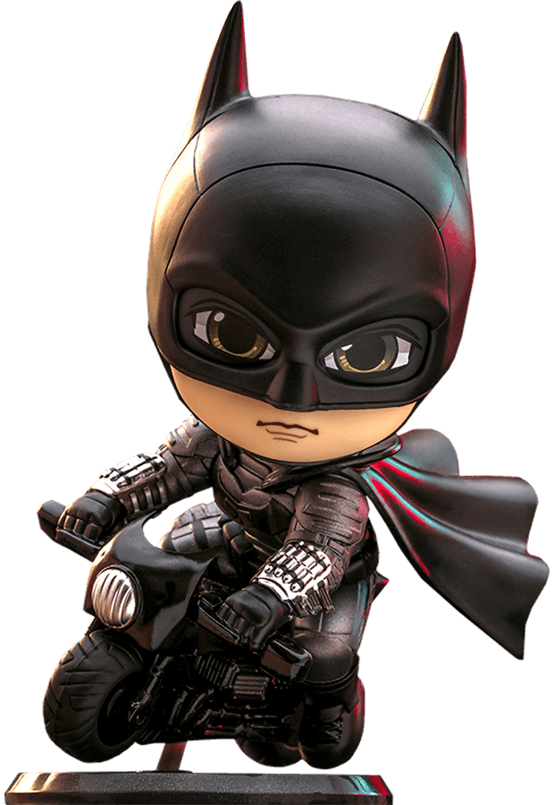 HOTCOSB942 The Batman - Batman and Batcycle Cosbaby Set - Hot Toys - Titan Pop Culture